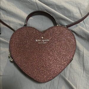 Kate Spade Heart-Shaped Glitter Bag - Pink